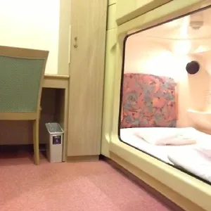 Hotel Cápsula Capsule&spa Grand Sauna Shinsaibashi, Osaca